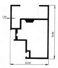 alumunium Curtain Wall-Curtain Wall Group 2438 - 2501
